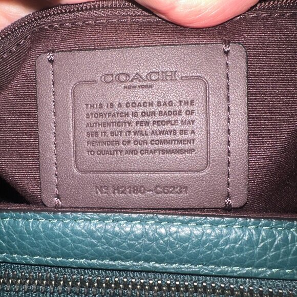 Coach Kristy Shoulder Bag - Dark Green - H2180-C6231 - EUC - Picture 10 of 16